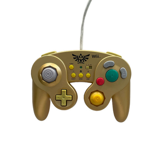 WiiU GAMECUBE CONTROLLER ZELDA GOLD