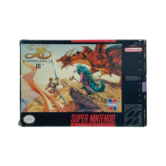 YS III WANDERERS FROM YS - SNES
