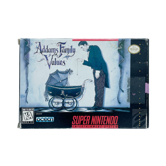 ADDAM'S FAMILY VALUES - BOXED - SNES
