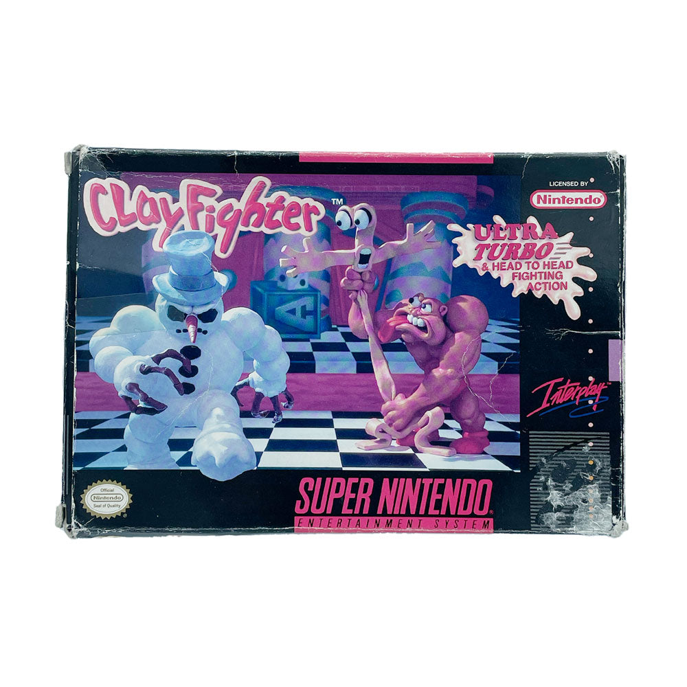 CLAYFIGHTER - BOXED - SNES