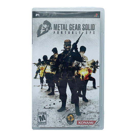 METAL GEAR SOLID PORTABLE OPS - PSP