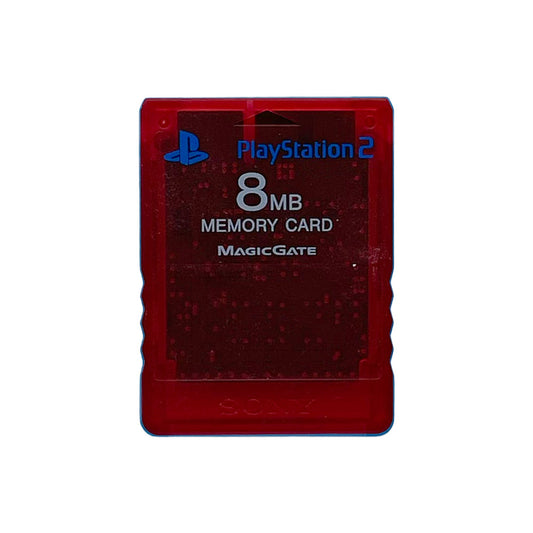 SONY MEMORY CARD FOR PS2 RED